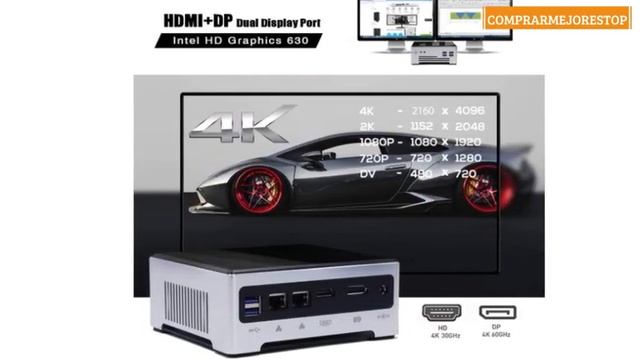 PC con Windows 10 Pro Gaming, Mini computadora de Escritorio смотреть онлайн