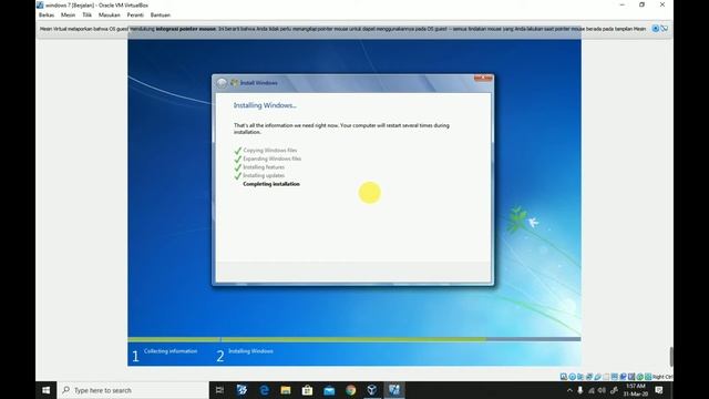 CARA INSTALL WINDOWS 7 MENGGUNAKAN VIRTUALBOX смотреть онлайн