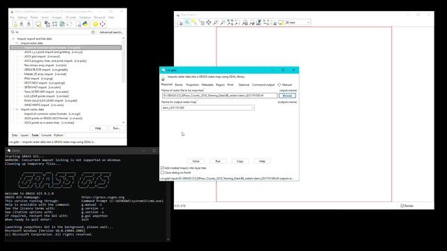Lesson 10g1 – Importing and Visualizing Elevation Data Using GRASS GIS смотреть онлайн