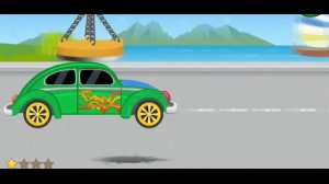 Мультик про машинки - Гонки с препятствиями