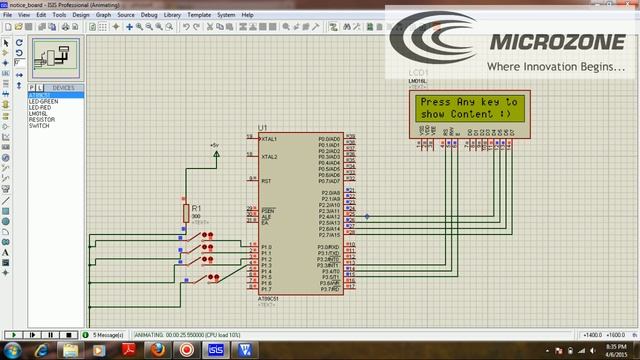 06-Demo of Digital Notice Board using 8051 смотреть онлайн