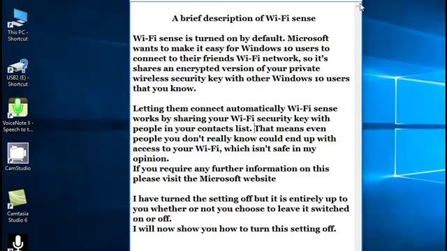 Windows 10 Privacy STOP Wifi Sense how you can turn it off смотреть онлайн