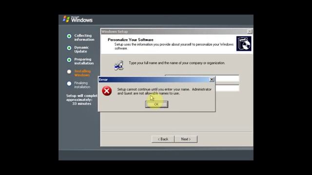 server 2003 Install смотреть онлайн
