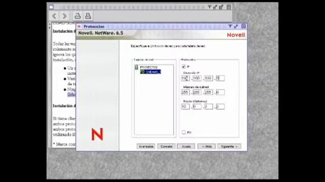 Instalación de Novell Netware 6.5 en máquina virtual смотреть онлайн