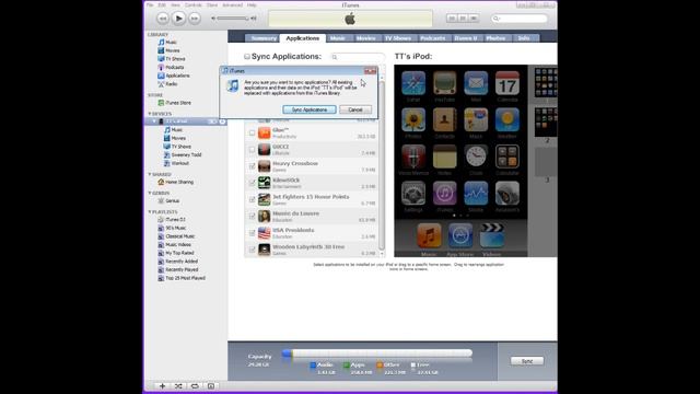How to Sync Apps from iPod Touch to iTunes Without Deleting Apps смотреть онлайн