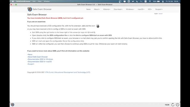 Safe Exam Browser Installation Guide - MacOS смотреть онлайн