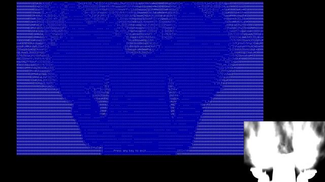 Bad Apple, but this is Linux's BSoD смотреть онлайн