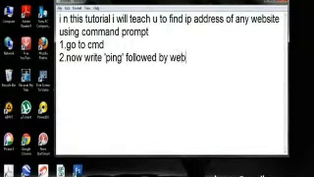 Finding Ip Address Of A Website Using Command Prompt Or CMD смотреть онлайн