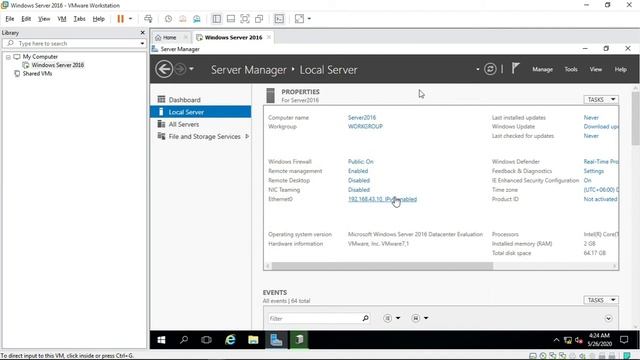 Add Additional Network Adapter Windows Server 2016 смотреть онлайн