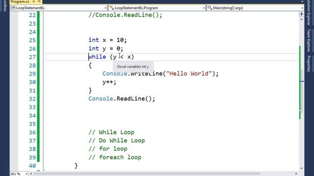 While Loop CSharp.Net смотреть онлайн