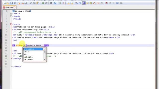 basic html 05 creating link and tooltip смотреть онлайн