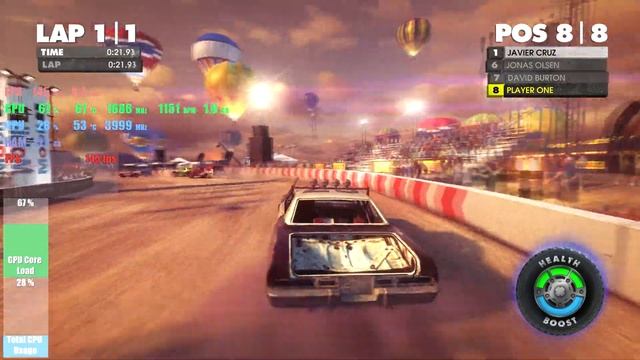 Dirt: Showdown RX 5700 XT Powercolor Red Dragon Benchmark Ryzen 2600 1080p смотреть онлайн
