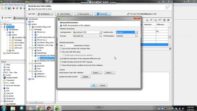 Neoload Script execution window options смотреть онлайн