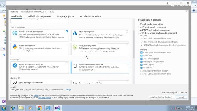 How to Download and Install Visual Studio 2019 (Community Edition) in windows 10 смотреть онлайн