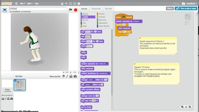 How to animate on Scratch смотреть онлайн