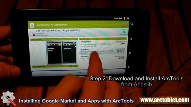Use ArcTools to Install Android Market and Apps on your Archos (101/70/43/32/28) Internet Tablet смотреть онлайн