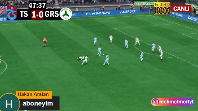 TRABZONSPOR GİRESUNSPOR MAÇI CANLI İZLE смотреть онлайн