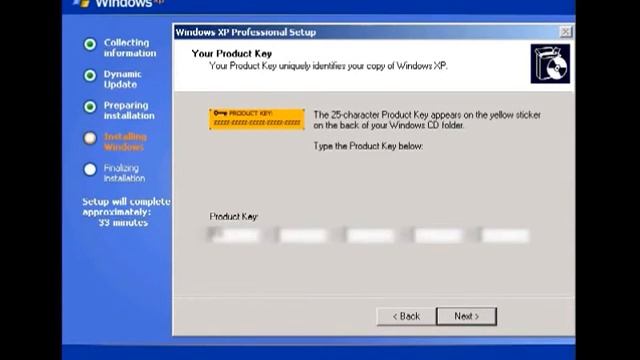 Windows XP Professional installation (Virtual PC смотреть онлайн
