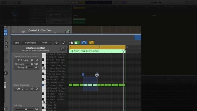 Using Time Handles to create Triplets in Logic Pro X смотреть онлайн