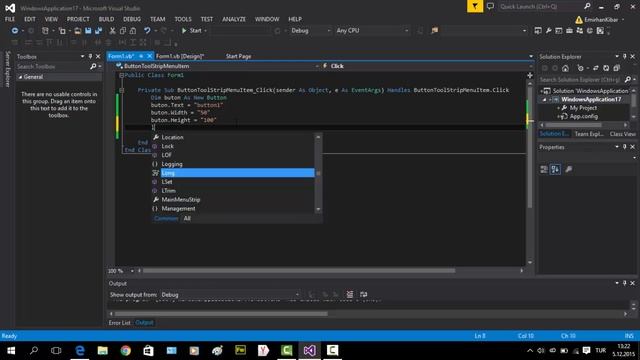 Visual Studio Contextmenüstrip Kullanımı (buton atama, Openfiledialog) смотреть онлайн