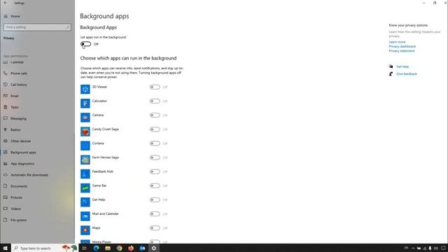 Switching off background apps on windows PC смотреть онлайн