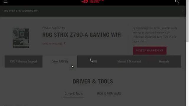 How to Download driver Asus ROG STRIX Z790-A GAMING WIFI D4 Motherboard windows 11 or 10 смотреть онлайн