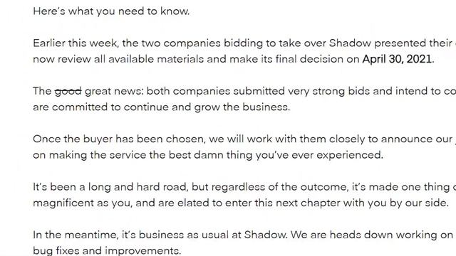 SHADOW Bankruptcy UPDATE смотреть онлайн