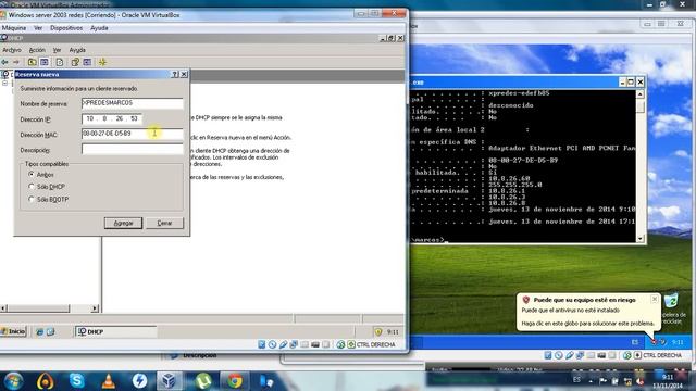Configuración de servidor DHCP en Windows Server 2003 смотреть онлайн