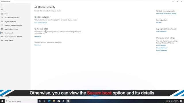 2 Ways to Check if Secure Boot is Enabled on Windows 10 смотреть онлайн