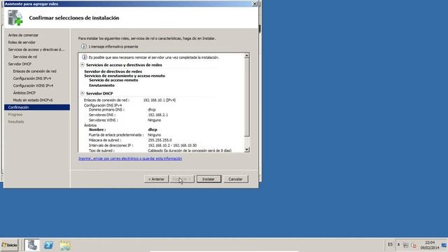 dhcp en windows server 2008 y windows XP смотреть онлайн