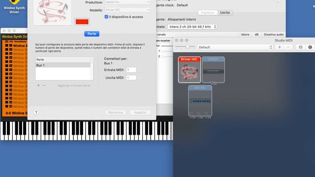 Attivazione MIDI DEVICE su MAC смотреть онлайн