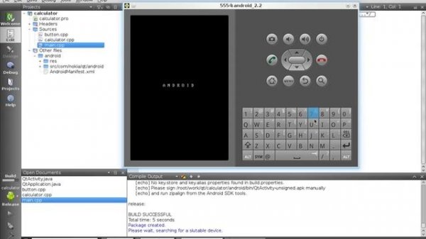 android qt-creator