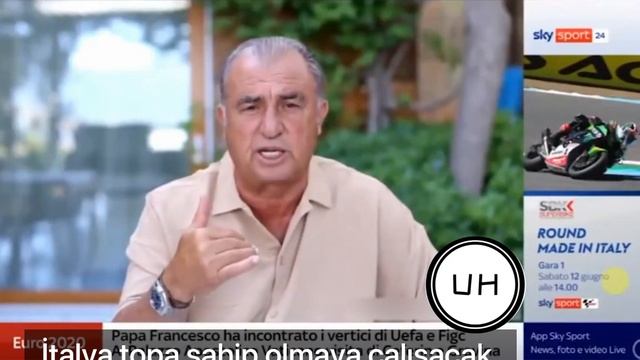 Fatih Terim İtalyanca Röportaj (Altyazılı) - Milli maç öncesi SkySports kanalında maçı değerlendird смотреть онлайн