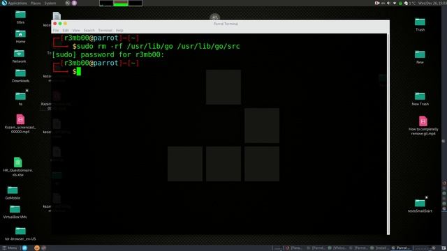 Which Directories to Remove for Completelly Delete Golang from Parrot Security Linux смотреть онлайн