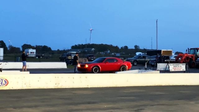 Dodge Challenger Hellcat Redeye Hits 9's At The Track! *Mr.HellGap* смотреть онлайн