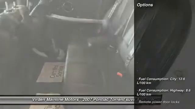 2007 Pontiac Torrent Virden Manitoba 3614A смотреть онлайн