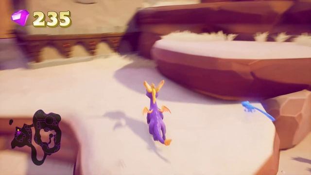 Walkthrough - Spyro The Dragon PS4 #07 - Trockene Felsschlucht смотреть онлайн
