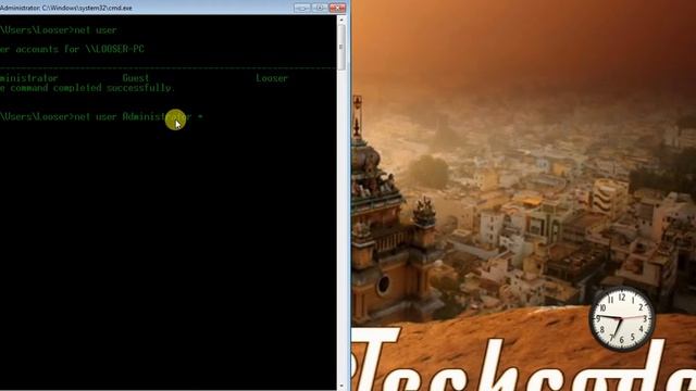 How to Reset administrator password in cmd смотреть онлайн