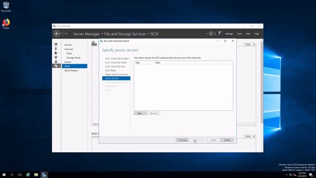 Configuring an iSCSI Target on Server 2016 смотреть онлайн