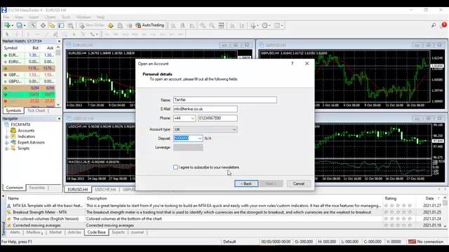How To Set Up A MetaTrader 4 Account – Part 2 смотреть онлайн