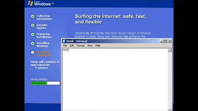 Windows XP Install Timelapse! (32x speed) смотреть онлайн