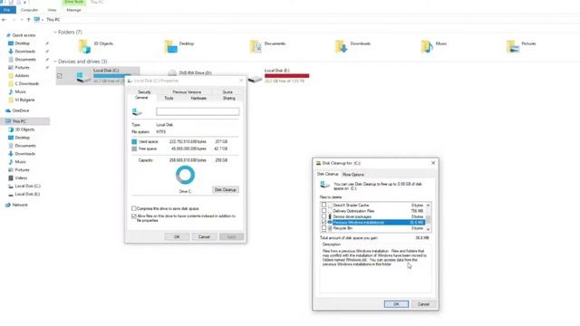 Removing Windows Old folder "Correctly" ... and completely!!! смотреть онлайн