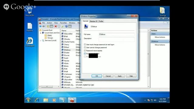 Windows Lesson 1: Users, Groups, and Services Edited смотреть онлайн