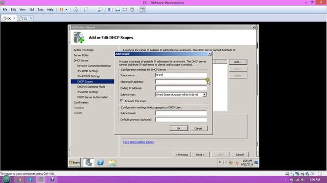 How to install DHCP role server 2008 Lecture 16 Part 1 youtube смотреть онлайн