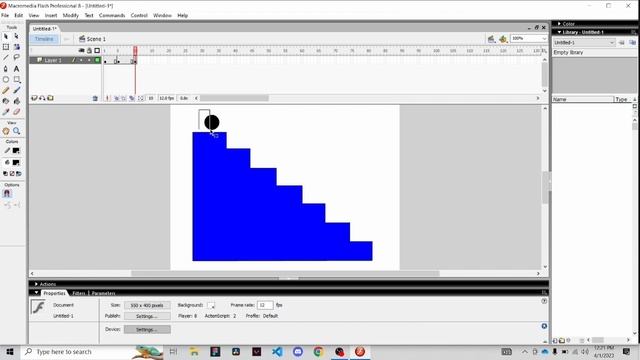 How to create bouncing ball animation frame by frame in macromedia flash смотреть онлайн