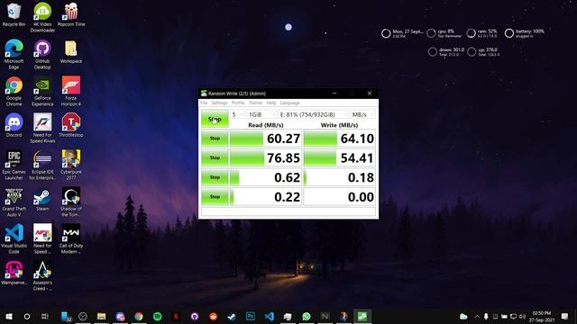 NVME SSD vs HDD SPEED TEST | CRYSTAL DISKMARK смотреть онлайн