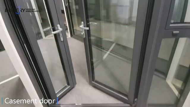 Aluminum frame casement door with glass смотреть онлайн