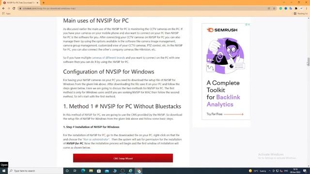 How to Install NVSIP For PC CMS App & Monitor Locations on Windows PC? смотреть онлайн