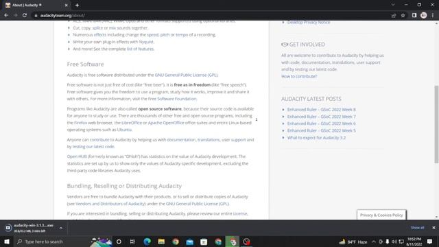 How to Download and Install Audacity audio recorder in pc for windows 10| 64 bit смотреть онлайн