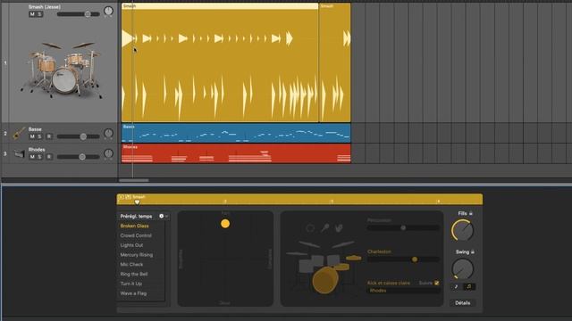 Tutoriel Logic Pro X (en Français): comment utiliser la fonction "suivre" dans le Drummer de logic. смотреть онлайн
